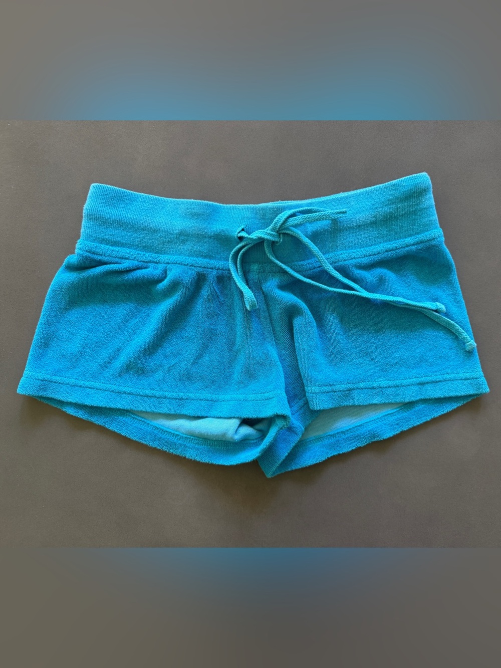 Hard Blue Terry Cloth Lounge Shorts Sz XL 16